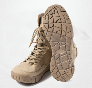 Botas de Combate TSB01 en Promoción, Envío Rápido, Cuero Vacuno Genuino, Gamuza, Superligeras, Estilo Desierto - Product Image 5