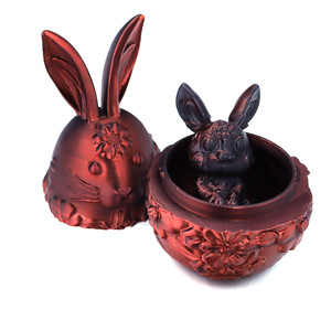3D Printed Easter Rabbit Decorative Figurine Surprise Egg Articulated Child Gift Fuzhou Origin Easter Decoration - Product Image 4
