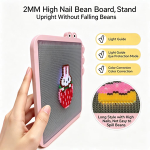 บอร์ดลูกปัดอัจฉริยะ APP พร้อมไฟ LED กระพริบ สำหรับสร้างภาพพิกเซล DIY เกมลูกปัดอิเล็กทรอนิกส์ ของเล่นเสริมพัฒนาการ - Product Image 2