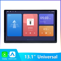 NaviHua Radio de Coche Android Universal con Pantalla Táctil de 13.1 Pulgadas, Navegación GPS, Unidad Principal Multimedia para Automóvil, Reproductor de DVD para Coche