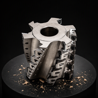 Tête de coupe hélicoïdale pour dégauchisseuse avec lame TCT haute précision 6 dents pour le dégauchissage de carrosseries en aluminium