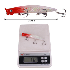 New <span class=keywords><strong>Wave</strong></span> <span class=keywords><strong>Phantom</strong></span> 13G/11cm cebo de pez Artificial flotante 11cm cebo falso Artificial flotante mar equipo de agua dulce hecho de plástico ABS - Product Image 2