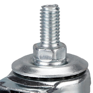 Tpr Rubber <b>Caster</b> <b>Wheel</b> 1.5 Inch Screw Type Swivel Silent Industrial Furniture Minimalist Design Plain Bearing - Product Image 1