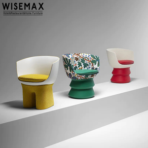 WISEMAX FURNITURE Sedia Lounge di Lusso dal Design Artistico e Moderno con Struttura <span class=keywords><strong>in</strong></span> <span class=keywords><strong>Legno</strong></span> e Rivestimento <span class=keywords><strong>in</strong></span> Tessuto <span class=keywords><strong>per</strong></span> <span class=keywords><strong>Soggiorno</strong></span>, Sala d'Attesa e Casa - Product Image 2