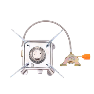 Réchaud <span class=keywords><strong>de</strong></span> camping au gaz butane compact, portable, pliable, coupe-vent, intégré, pour la <span class=keywords><strong>survie</strong></span> en plein air, la cuisine et les pique-niques, personnalisable OEM - Product Image 4