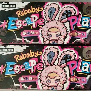 Baby Three Rebaby Sweetheart - Escape <span class=keywords><strong>Plan</strong></span> Poupée en peluche, Poupée en vinyle, Boîte surprise, Porte-clés, Breloque, Pendentif, Jouet tendance, Décoration de bureau, Cadeaux - Product Image 1