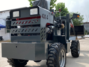 Mini Retroexcavadora Baru Traktor Pertanian Backhoe Excavator <span class=keywords><strong>Loader</strong></span> Mesin Diesel <span class=keywords><strong>CE</strong></span> Wheel <span class=keywords><strong>Loader</strong></span> untuk Penggunaan Rumah Tangga 6-9 Ton Kapasitas 1 Tahun - Product Image 4