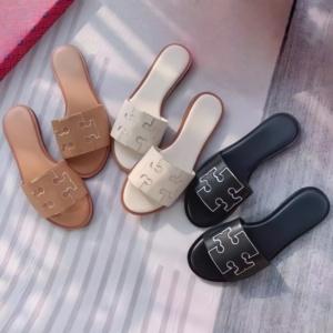 Yesteem T High Quality Women's Summer Open <b>Toe</b> Flat Slippers Rubber Outsole Non-Slip Wear-Resistant Outdoor Hot Sales - Product Image 1