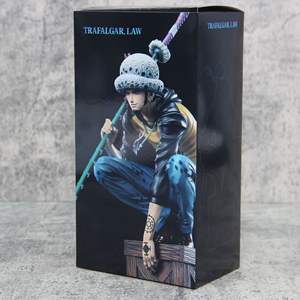17CM 1 pieza <span class=keywords><strong>Trafalgar</strong></span> D Water Law Figuras estatua de plástico figurita Anime PVC figura modelo muñeca de juguete a granel al por mayor - Product Image 3