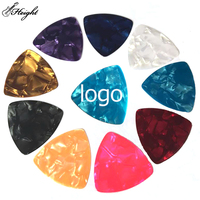 Amazon Hot Sale akustische gitarre pickups 0.46mm 0.71mm 0.96mm 1.0mm 1.2mm Celluloid Material Custom Image OEM Guitar Pick