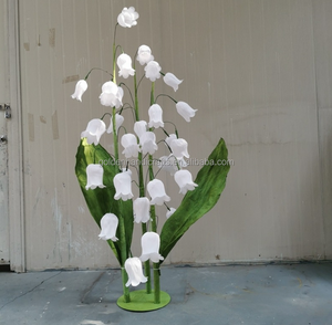 Décoration artificielle de mariage décoration de fond de scène fleur muguet en papier <span class=keywords><strong>géant</strong></span> à vendre - Product Image 2