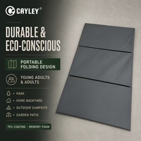 Tapis de camping pliable pour l'extérieur, matelas de couchage portable et durable pour le parc, la cour, le camping, la maison