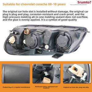 جديد ، مصباح LED H4 لشيفروليه 08-10 ، غطاء مستورد من Captiva لإضاءة بعيدة ومنخفضة - Product Image 6