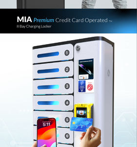 Cargador de Teléfono por Uso Pago Y2 Power MIA Premium de 8 Puertas con Soporte para Tarjetas de Crédito, Compatible con Apple Pay, Google Pay, PayPal, <span class=keywords><strong>Visa</strong></span>, etc. - Product Image 5