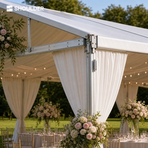 Carpa Elegante <span class=keywords><strong>de</strong></span> Aluminio para Bodas, Carpa Grande para Eventos al Aire Libre, Carpa <span class=keywords><strong>de</strong></span> Lujo para Fiestas en Jardín, Impermeable, con Estructura <span class=keywords><strong>de</strong></span> PVC Resistente, para 200 <span class=keywords><strong>Personas</strong></span> - Product Image 6