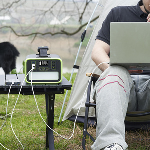 Newsmy y W LFP بطارية تيار مستمر متعدد الإخراج شحن طاقة شمسية محمولة خضراء للهاتف - Product Image 3