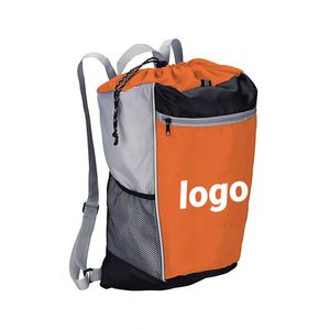 Promotional <b>Drawstring</b> <b>Backpack</b> with Custom Logo Ideal for Sports Activities Dry Wet Separation - Product Image 1