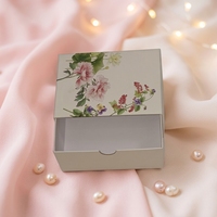 Boîtes à tiroirs rectangulaires rigides écologiques avec lamination mate, doublure en éponge, gaufrage et fermeture magnétique pour logo personnalisé, rangement et artisanat