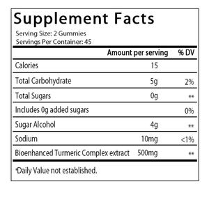 Gummies au curcuma en vente chaude OEM/ODM, gommes avec 500 mg de curcumine de curcuma, soutien immunitaire, soutien à l'absorption, végétalien, sans gluten - Product Image 2