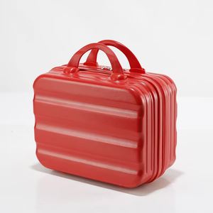 กระเป๋าเครื่องสำอางมีหูจับมาการองขนาดเล็กน้ำหนักเบา14 "กระเป๋ากันน้ำเคสแข็งสำหรับผู้หญิงรับโลโก้ตามสั่ง - Product Image 3