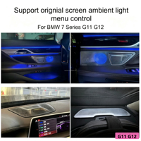 Luz Ambiental LED Sincronizada de 64 Colores, Audio Premium para G11 G12 730i 740i 750i, Control del Sistema de Conducción Original Totalmente Integrado
