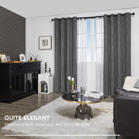 Rideau occultant sur mesure pour projets hôteliers, avec ligne argentée estampée à chaud de haute précision, à œillets, 100% Polyester, Best-seller pour chambre, Vente en gros