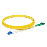 Cordon de brassage fibre optique personnalisé LC/UPC-LC/APC SM DX pour usage intérieur, port SFP duplex 10G, garantie 12 mois, PVC 2.0mm 3.0mm