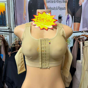 Reggiseno da donna senza cuciture imbottito <span class=keywords><strong>push</strong></span>-<span class=keywords><strong>up</strong></span> post-operatorio con chiusura frontale, reggiseno a gilet, <span class=keywords><strong>intimo</strong></span> modellante regolabile, reggiseno sportivo - Product Image 5