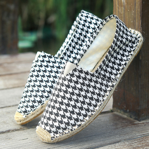 Chaussures en toile avec logo personnalisé à prix réduit pour l'Afrique Baskets en toile de jute de marche paresseux Semelle en caoutchouc <span class=keywords><strong>Espadrilles</strong></span> décontractées pour femmes et hommes - Product Image 3
