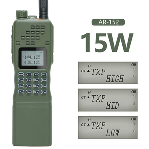 FCC Certificated 15W <strong>AR</strong>-152 Powerful Mobile Tactical Radio Walkie Talkie with <strong>Speaker</strong> Mic - Product Image 5