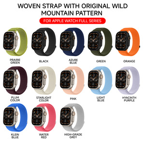 Nylon Geflochtenes Sportarmband für Apple Watch Band 11 10 42 46MM Armband <span class=keywords><strong>IWatch</strong></span> <span class=keywords><strong>9</strong></span> 8 7 6 5 4 SE Ultra 2 49mm 46 45 44 42 41 40 38mm - Product Image 2