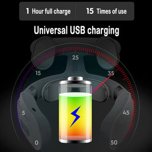 प्रचार छूट कंधे मालिश कंपन 4 सिर गर्मी मांसपेशियों में कम आवृत्ति वाली इलेक्ट्रिक पल्स शियात्सु गर्दन मालिश - Product Image 2