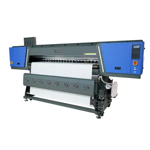 Yinstar 1800mm máquina de impressão plotter de sublimação impressora a jato de tinta têxtil usada para impressão de padrões de maiô