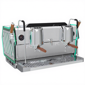 Machine à café expresso commerciale 2 groupes Expresso italien Fabricant personnalisé avec <span class=keywords><strong>prix</strong></span> Entièrement automatique Machines à café italiennes - Product Image 1