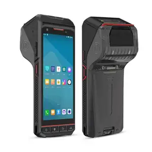 Android 13 Handheld Barcode Scanner Pdas Built In Thermal Printer Pda Pos Android Printer With Nfc For Inventory Management