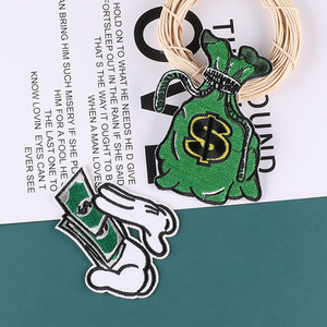 Parche creativo bordado con forma <span class=keywords><strong>de</strong></span> dinero, para manualidades, para álbum <span class=keywords><strong>de</strong></span> recortes - Product Image 3