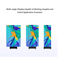 Écran d'Affichage LED Affiche Mobile HD Intérieur Extérieur sur Pied P1.8 P2 Écran Affiche LED Pliable P2.5 Affiche Écran LED