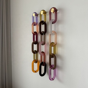 Catena di Elementi Acrilici Colorati per Decorazione Murale, Personalizzabile, per Design d'Interni e Arredamento Casa - Product Image 4