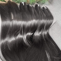 Fournisseur en gros de mèches de cheveux humains vierges vietnamiens bruts, lisses comme des baguettes, et de mèches indiennes, pour extensions de tissage en vrac