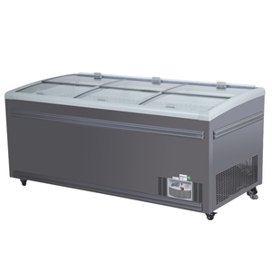Congelador comercial Puerta <span class=keywords><strong>de</strong></span> <span class=keywords><strong>vidrio</strong></span> Refrigerador Supermercado Congelador <span class=keywords><strong>horizontal</strong></span> Exhibidor Cofre Congelador escaparate - Product Image 2