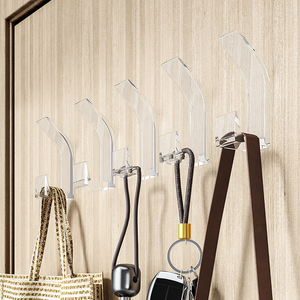 Gantungan dinding tugas berat, perekat Modern kait dinding tugas berat aksesori kamar mandi pintu terpasang dinding gantungan tahan air - Product Image 3