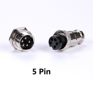 Boot Butting Hàng Không Nam 5 Đen Cáp Bàn Phím Tráng M16 2pin 3pin 4pin 5pin GX16 Nối - Product Image 6