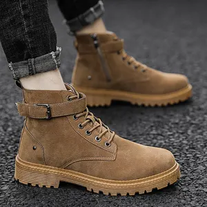 Mùa Đông Ấm Mens Giày Khởi Động Ra Cửa Thiết Kế Cao Su Sneaker Khởi Động