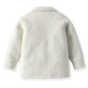 Vêtements d'hiver en gros pour enfants, manteaux blancs de marque pour bébés filles avec doublure en polaire de Chine - Product Image 1
