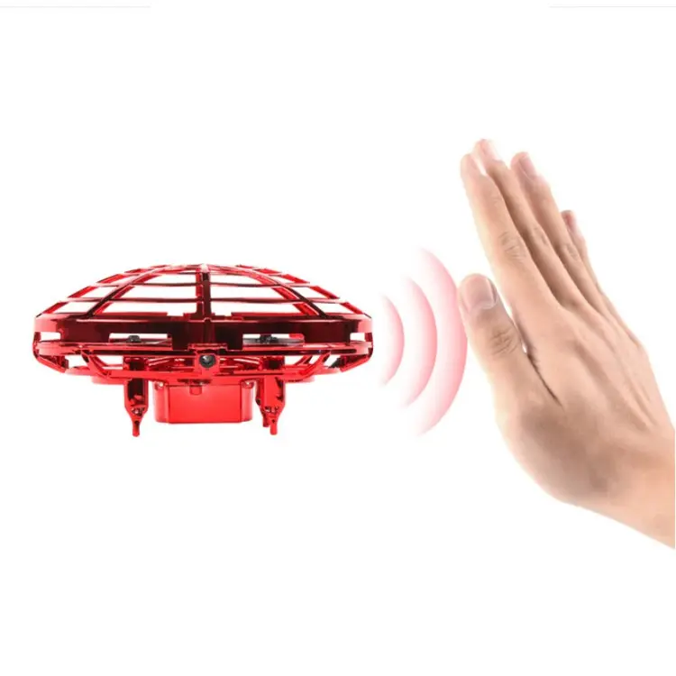 Auto Sensor Motion UFO บินเครื่องบิน Quadcopter ของเล่นมือควบคุมใช้งาน Interactive อินฟราเรด Mini Drone สำหรับชายหญิง