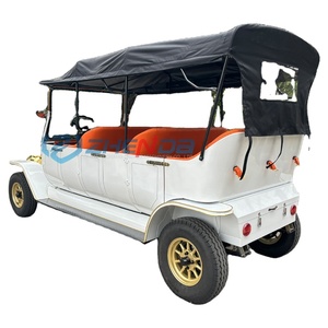 Autobús Turístico Eléctrico Clásico Vintage 2026, Auto Retro Clásico de 9 Plazas, Mini Autos de Estilo Antiguo - Product Image 1