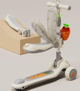 Vente <span class=keywords><strong>en</strong></span> gros de trottinette à pédales multifonctionnelle pour enfants/trottinette Strooler <span class=keywords><strong>3</strong></span> <span class=keywords><strong>en</strong></span> <span class=keywords><strong>1</strong></span> pour bébé de 2 à 14 ans avec boîte à carottes - Product Image 5