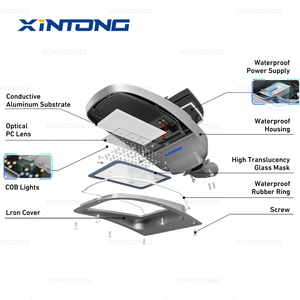 Xintong 100 וואט הוביל 90w 100 w w w מודל כביש חכם חיצוני 60w אור