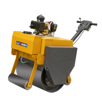 Compacteur vibrant à tambour unique certifié CE EPA, compresseur à rouleaux, mini-compacteur routier manuel de 350 kg