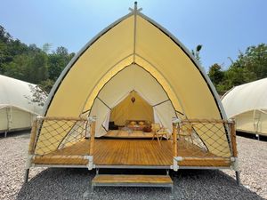 Tente de glamping en forme de coquille, tente personnalisée, camping de luxe, glamping resort, <span class=keywords><strong>tourisme</strong></span>, tente de glamping en forme de coquille, hôtel - Product Image 3